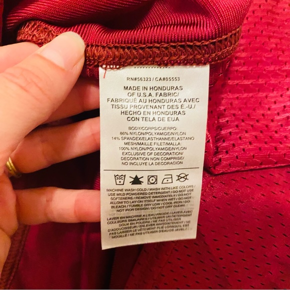 Nike Team Defender Practice Jersey Bordeaux Red - Picture 6 of 9